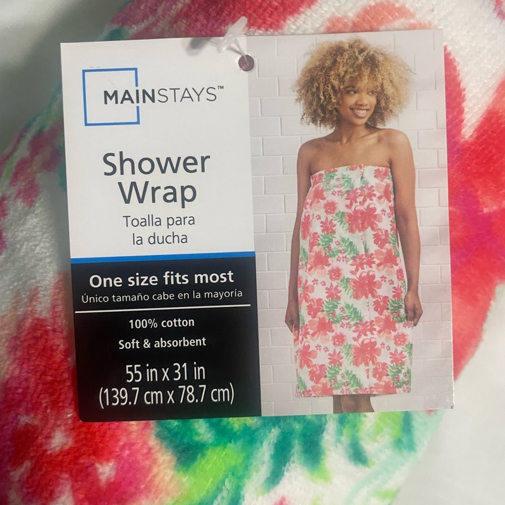 FLORAL SHOWER WRAP